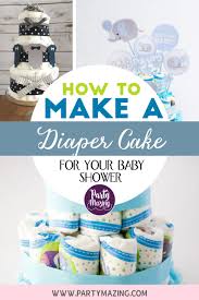How do you make an elephant diaper cake? How To Make A Diaper Cake For A Baby Shower Partymazing