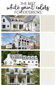 Exterior paint colors for your existing home or new build can be the most difficult decision a homeowner can make. The Best Exterior White Paint Colors Life On Virginia Street