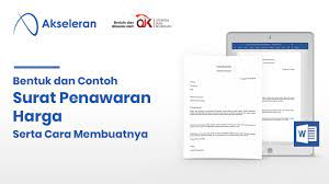 Contoh surat penawaran jasa servis (perbaikan). Contoh Surat Penawaran Harga Yang Baik Dan Benar Akseleran Blog