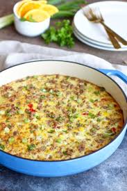 Sausage Hash Brown Egg Bake Whole30 The Real Food Dietitians Recipe Whole 30 Breakfast Healthy Breakfast Recipes Easy Breakfast Recipes Easy
