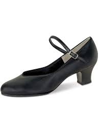 Danshuz Adult Black Versatile Character Heel Dance Shoes 6 10 Women Wide
