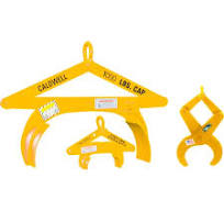 Rig-Master Pipe Tongs, 1000 Lbs. Capacity, Yellow, Steel, Adjustable  Diameter 2-4", 1.31" Opening