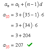 Arithmetic sequence formula to calculate the nth term and sum of nth term is given here. Arithmetic Sequence Formula Chilimath