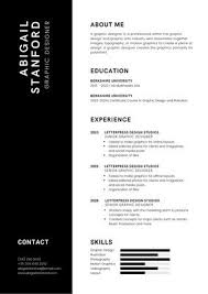 You could also incorporate a simple bar chart to showcase your skills, like this subtle visual resume Free Professional Resume Templates To Customize Canva