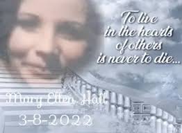 Obituary information for Mary Ellen Hall