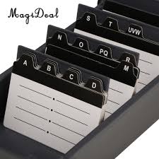 Digitize your client's contact information in a cinch. Large Capacity Business Card Holder Box Business Card File Card Storage Box Organizer Index Card Storage Box 4 Divider Board Storage Boxes Bins Aliexpress