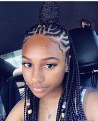 From very childhood mothers go on creating infinite types of braids on our hair, on the one hand to look beautiful and on the other of course to avoid problems with styling hair each morning. Hair Braiding Ideas For Black Women Hair Styles African Braids Hairstyles Cornrow Hairstyles