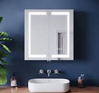 Emielia LED Mirror Cabinet With BLUETOOTH Audio - Bathroom Mountain