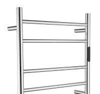 Source Factory Direct Sales Stainless Steel Electric Towel Rack, Black  Heating Towel Rod, Intelligent Constant Temperature Drying Towel Rack