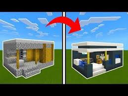Minecraft Tutorial How To Transform A Village Blacksmith Into A Modern Blacksmith Minecraft Tutorial Minecraft Architecture Minecraft Modern