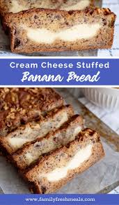 Cream Cheese Stuffed Banana Bread Recipe Familyfreshmeals Creamcheese Bananabread Bread Sweetbre In 2020 Easy Banana Bread Recipe Banana Recipes Best Banana Bread