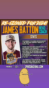 Spuds Re-Sign Head Coach James Batton for the 2024 Season! "Unfinished  Business"...is what Spuds Head Coach stated about the 2024 Spuds Season, "I  am coming back to Casper, because we want to win the ...