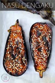 Nasu Dengaku Miso Glazed Eggplant Pickled Plum Food And Drinks Recipe Miso Recipe Food Recipes
