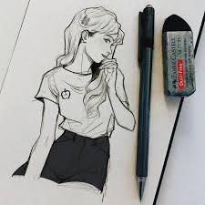 Doodle By Cyarine Drawing Little Doodles Art Angel Drawing