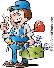 Plumber Illustrations And Clip Art 56 749 Plumber Royalty Free Illustrations Drawings And Graphics Available To Search From Thousands Of Vector Eps Clipart Producers
