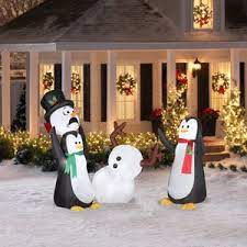 Airblown Inflatables 5 Keep Away Snowman Combo Pack Christmas Yard Decorations Outdoor Christmas Decorations Christmas Inflatables