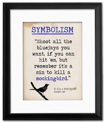 To Kill A Mockingbird Symbolism Quote Educational Art Print Etsy To Kill A Mockingbird Literary Terms Creative Nonfiction