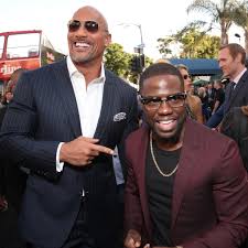 He got so excited because we started talking about jumanji 2 and doing another movie together that i had. Dwayne Johnson S Comment On Kevin Hart S Shirtless Photo Popsugar Celebrity
