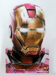 How to draw realistic movie characters. Ironman Color Pencil Drawing By Ankredible On Deviantart