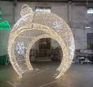 Decor Custom Commercial Project 3D Large LED Deco Motif Ball ...