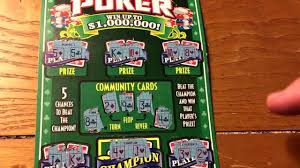 Tell your retailer whether you want to add all in for an additional $1 per hand. 5 New York Poker 3 Ny Lottery Scratch Off Youtube