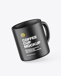 Download Ceramic Coffee Cup Mockup In Cup Bowl Mockups On Yellow Images Object Mockups PSD Mockup Templates