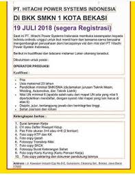 Daftar sekolah menengah kejuruan (smk) negeri yang ada di . Operator Produksi Atmago