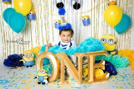 Birthday Party Themes For 1 Year Old Baby Boy Image Result For Minion Birthday Party Ideas Diy One Year Minion Birthday Party Boy Birthday Party Themes Kids Party Decorations