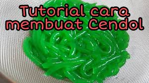Tiriskan cendol yang sudah jadi, lalu sisihkan. Tutorial Cara Membuat Cendol Youtube