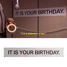 We did not find results for: It Is Your Birthday Banner Seen On Tv Show The Office Party Themed Merchandise By Dwight Schrute 6 X 1 Vinyl Banner With Metal Hanging Rings Buy Online In Norway At