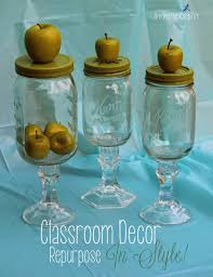 Features 4 clear glass jars, each with a different size, a unique shape, and a removable lid. Apothecary Jars For The Classroom Storing Your Supplies In Style Around The Kampfire