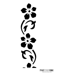 Check spelling or type a new query. 10 Free Flower Stencil Designs For Printing Craft Projects Print Color Fun