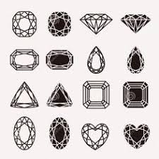 Black And White Gemstone Tattoo Gemstone Tattoos Google Search Diamond Illustration Diamond Icon Gem Tattoo