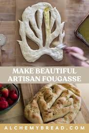 Homemade Fougasse Bread Video In 2020 Baking For Beginners Cooking Bread Fougasse Recipe