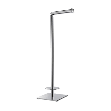 This toilet paper holder will add a elegant touch to any bathroom. Windisch 89225 Cr By Nameek S Accessories Free Standing Brass Square Toilet Roll Holder Thebathoutlet