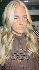 Been working hard to get this girly her blonde back in a healthy way and am  so happy with this result! 🤩