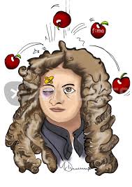 Isaac Newton Drawing Art Prints And Posters By Melek Durmus Artflakes Com Sir isaac newton cartoon | cartoonxcartoon.com. isaac newton drawing art prints and