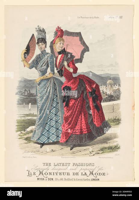 Victorian fashion magazine hi-res stock photography and images - Alamy