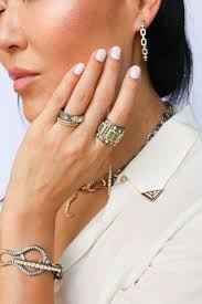 6X4 MM WHITE SAPPHIRE STACK BAND