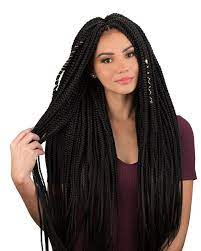 Keep braiding to the ends, then secure your fishtail braid with an elastic. Urban Beauty Urban Beauty 2x Open End Box Braid 30 Ubcb30 Clone1 Hair Styles Box Braids Hairstyles Box Braids Styling