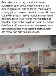 Tuan haji abdullah bin hashim, sdk., amk., bck. Kelibat Runner Di Pejabat Tanah Dan Daerah Kuantan Kecoh Gara Gara Di Dakwa Potong Q