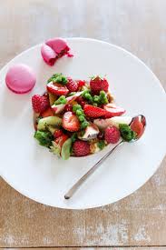 Cremeux Citron Et Fruits Frais Granite Au Basilic Recette Alimentation Fruits Frais Cremeux
