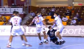 Handball (also known as team handball, european handball or olympic handball) is a team sport in which two teams of seven players each (six outcourt players and a goalkeeper). Insane Handball Under The Masks Handball Planet