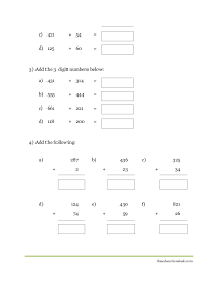 The worksheets are randomly generated each time you click on the links below. Maths Addition Worksheet Cbse Grade Ii