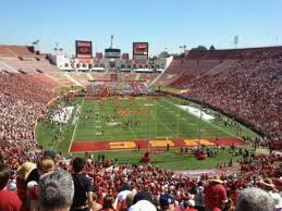 los angeles memorial coliseum section 215 home of usc