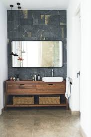 Bathroom Stone Wood Organic White Modern Livingetc Wooden Bathroom Vanity Bathroom Freestanding Wooden Bathroom