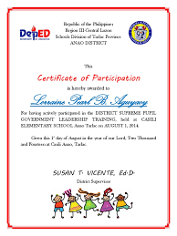 Hence we have come up with different styles of free download, edit and printable recognition certificate. Certificate Participation