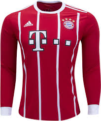 Tam son 16 da elenmelik forma. Download Gr0046 Adidas Bayern Munich Long Sleeve Home Jersey Bayern Munih Forma 2018 Full Size Png Image Pngkit