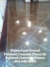 Stained And Scored Polished Concrete Flooring In 2020 Polished Concrete Flooring Flooring Contractor Concrete Floors