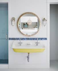 yellow and blue kids bathroom design ideas